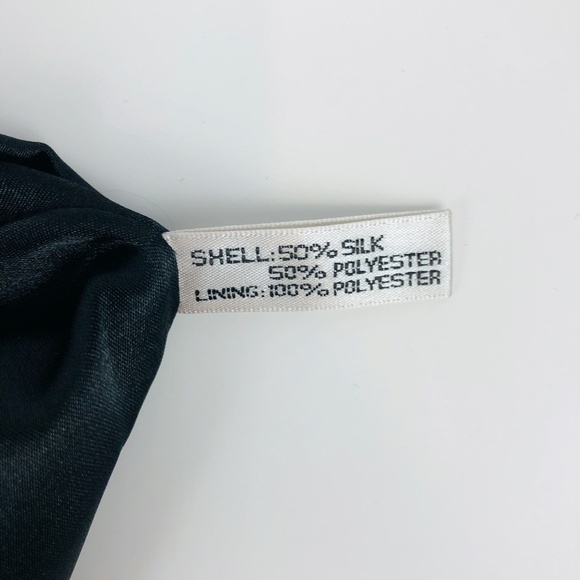 NWT WALTER BAKER BLACK FLORAL SILK DRESS 2 - Picture 9 of 11